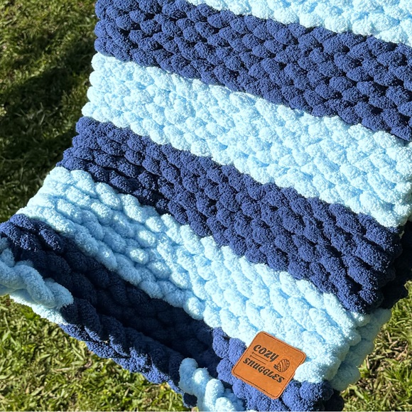 Double stitched handmade blanket
